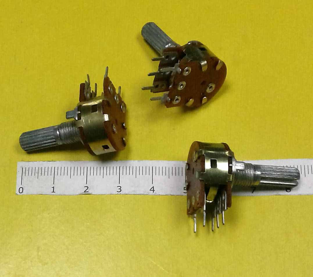 Резистор WH148-1 W/S D16 L=20mm B10K с выкл.